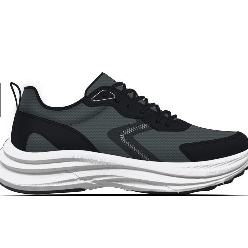 Men's outdoor Breathable Casual Running Shoes thick sole Sneakers