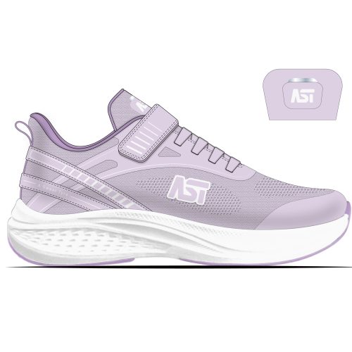 Breathable and convenient for putting on and taking off girls' mesh running shoes