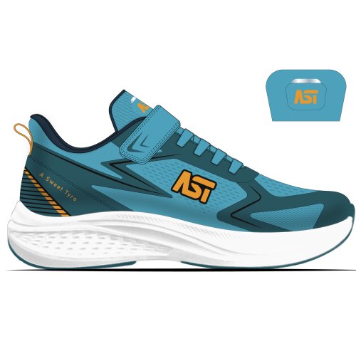Casual Children's Sports Shoes Breathable Velcro Mesh Boys and Girls