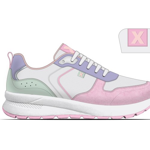 Casual Children's Sports Shoes Breathable Velcro Girls