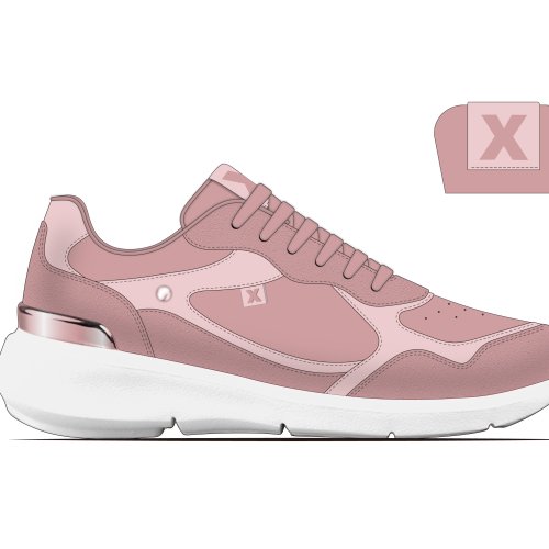 Breathable Lightweight Walking Style Shoes Lace up Sports shoes for Girls Boys