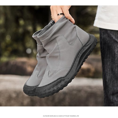 Casual Work Outdoor Ankle High-Lace Breathable Winter Boots