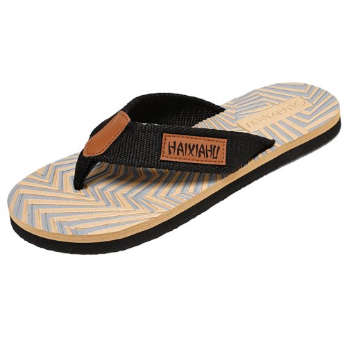 Men's summer flip flops with anti slip clip on beach shoes