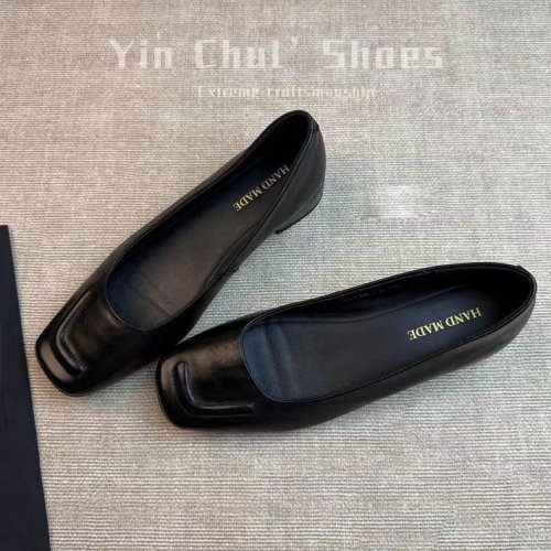 Women Flat Shoes Shallow Mouth Leather Loafers Boat Shoes Flats