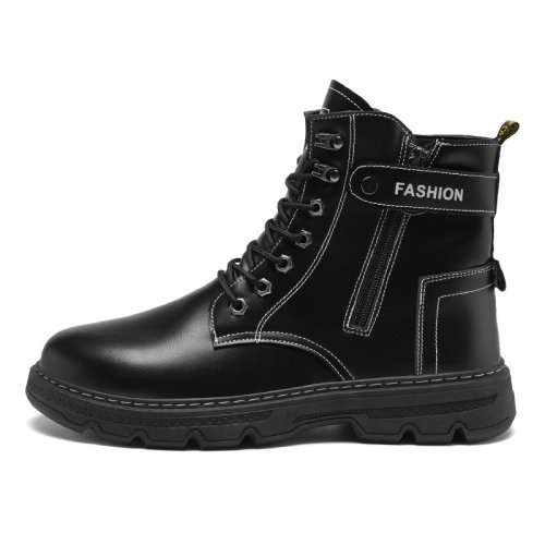 High top men's shoes, outdoor hiking workwear, leather boots, work boots, sports and trendy shoes