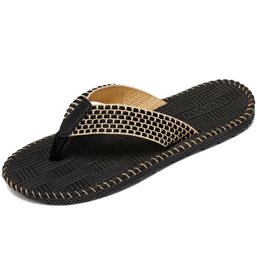 Men's summer anti slip and wear-resistant beach flip flops with flip flops